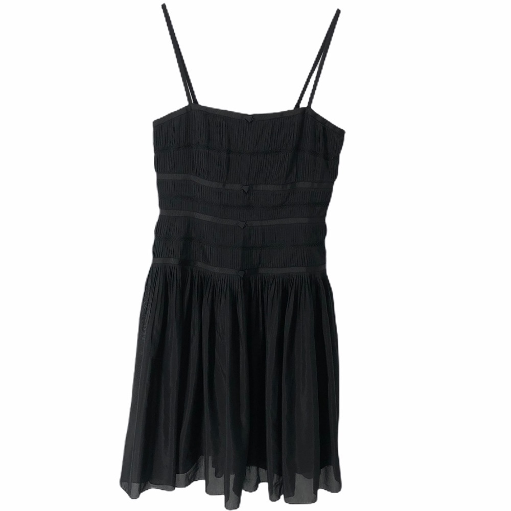 White House Black Market Black Spaghetti-Strap Party Dress